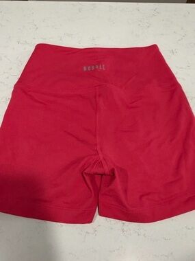 NOBULL Women's Hot Pink High-Rise Performance Shorts NWOT - Small